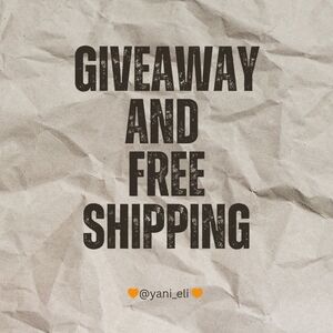 Giveaway and Free Shipping